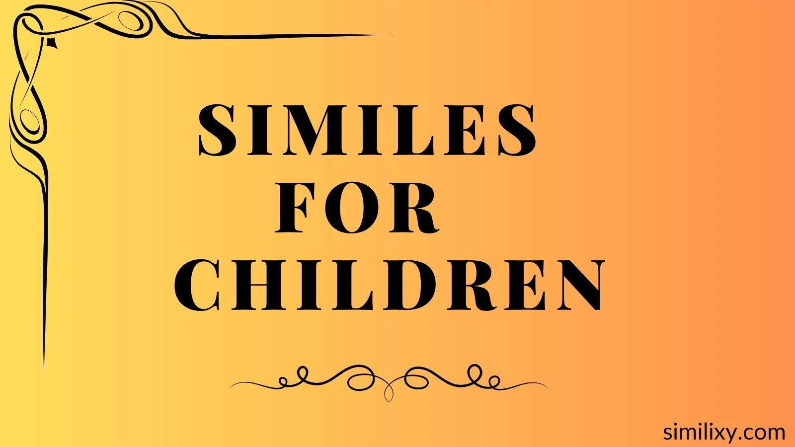 similes for children