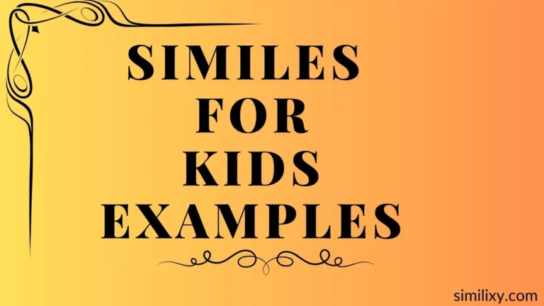 similes for kids examples