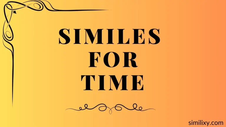 similes for time