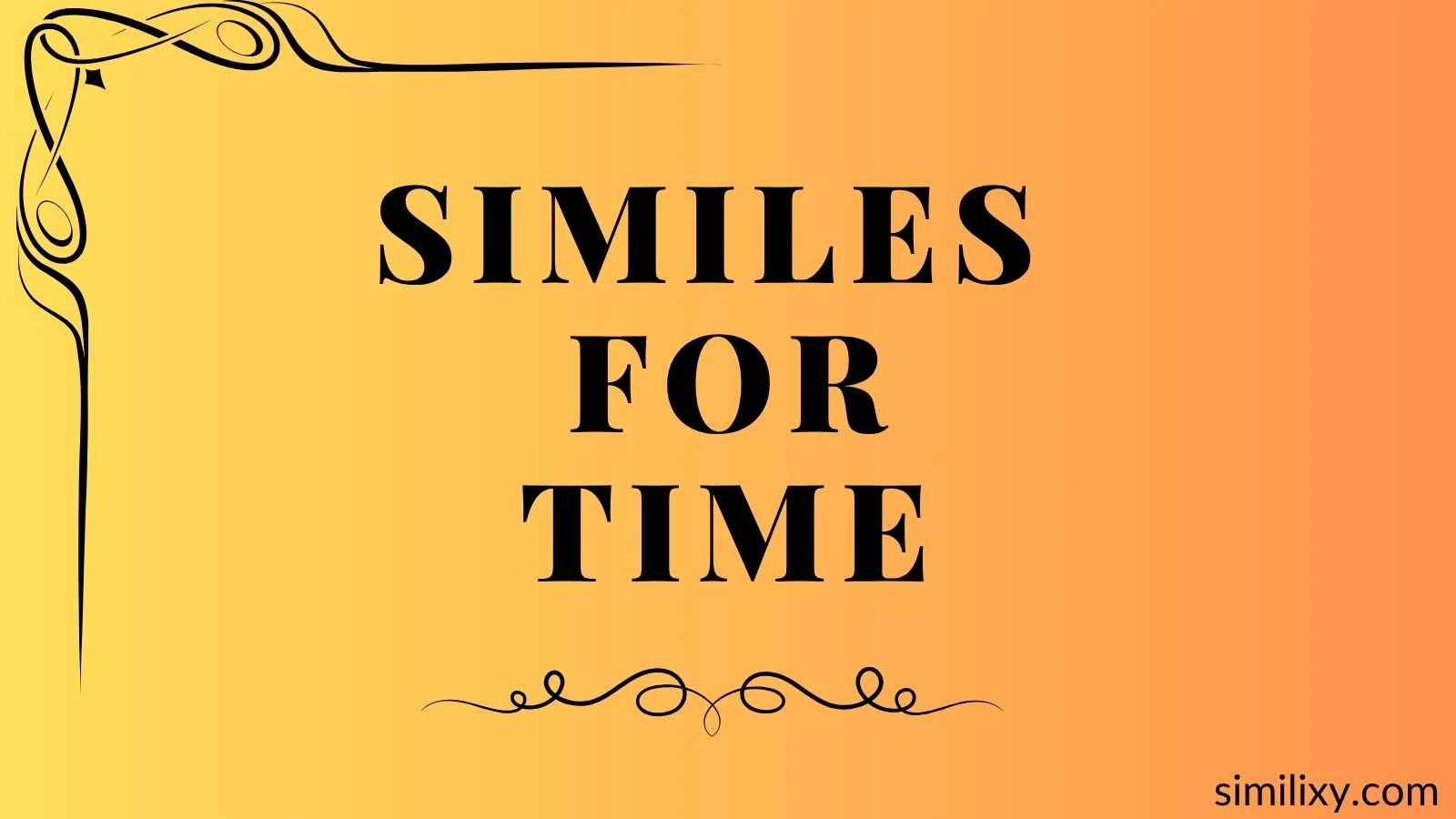 similes for time