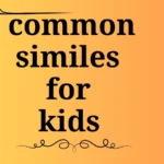 common similes for kids