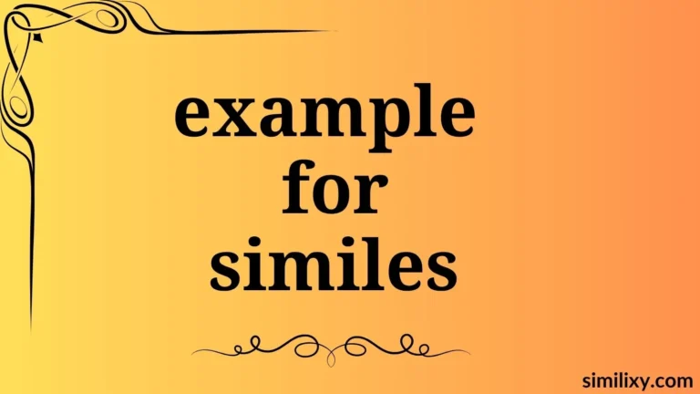 example for similes