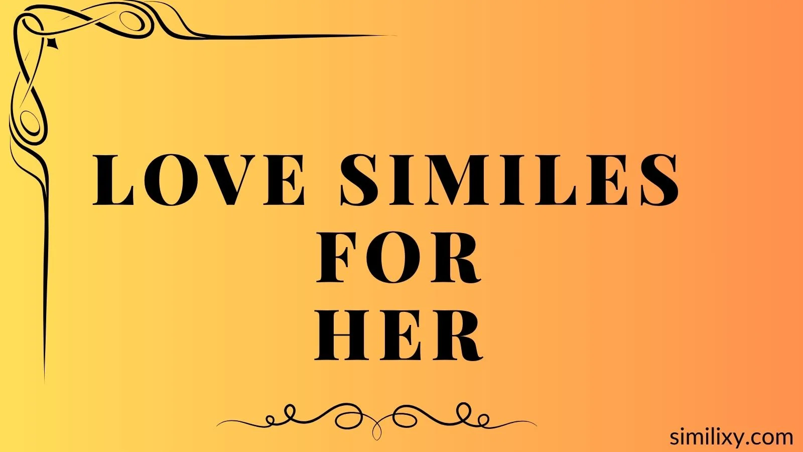 love similes for her