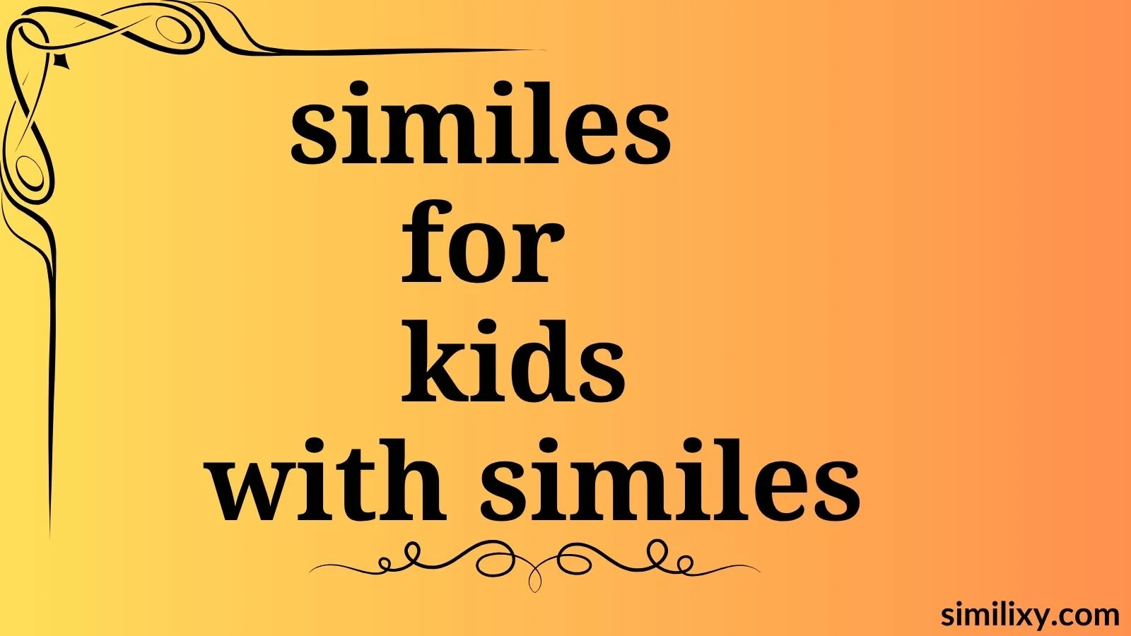 poems for kids with similes