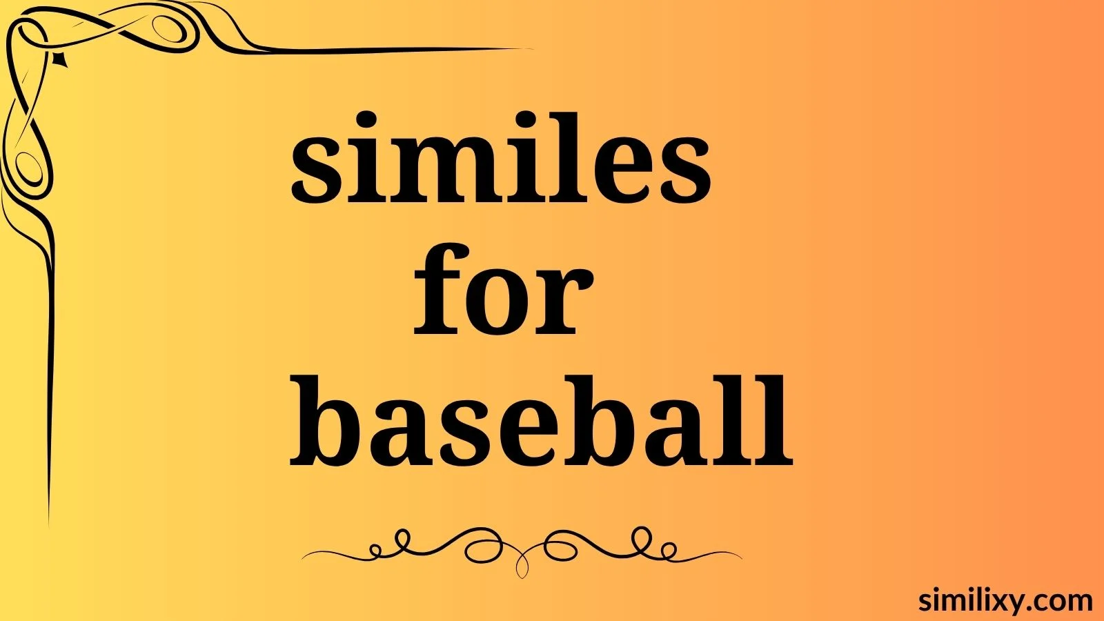 similes for baseball