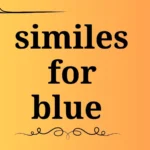 similes for blue