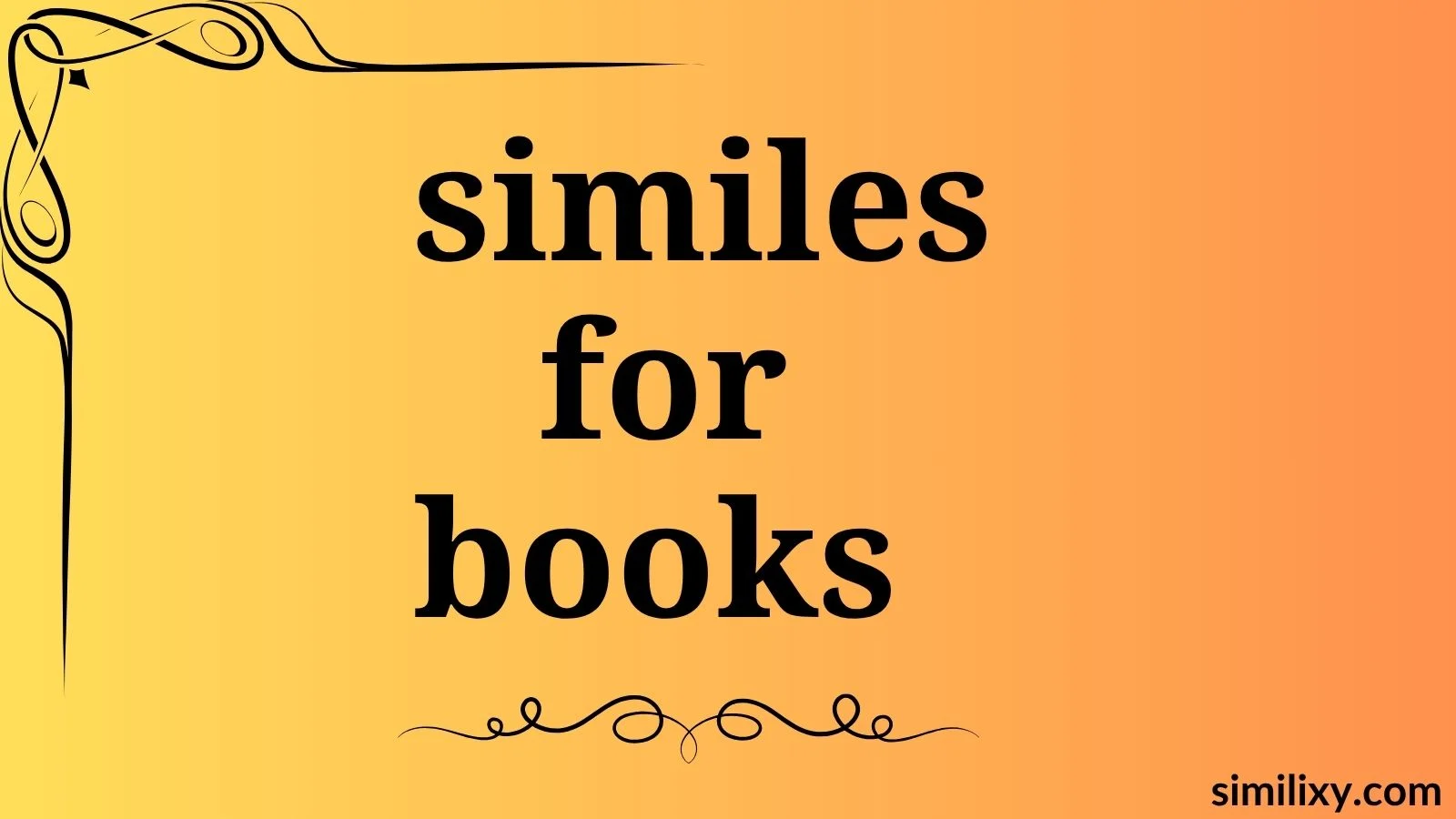 similes for books