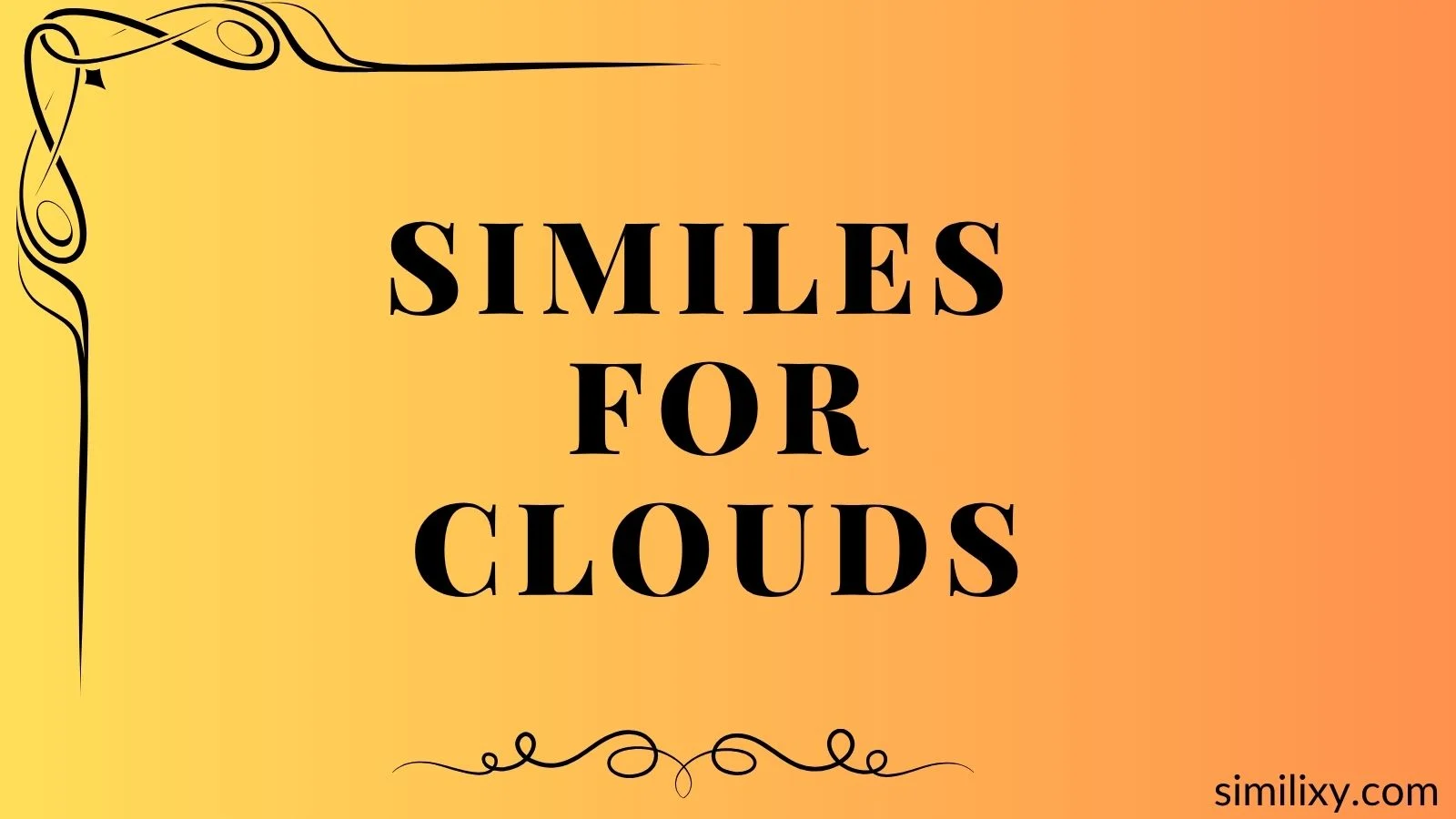 similes for clouds
