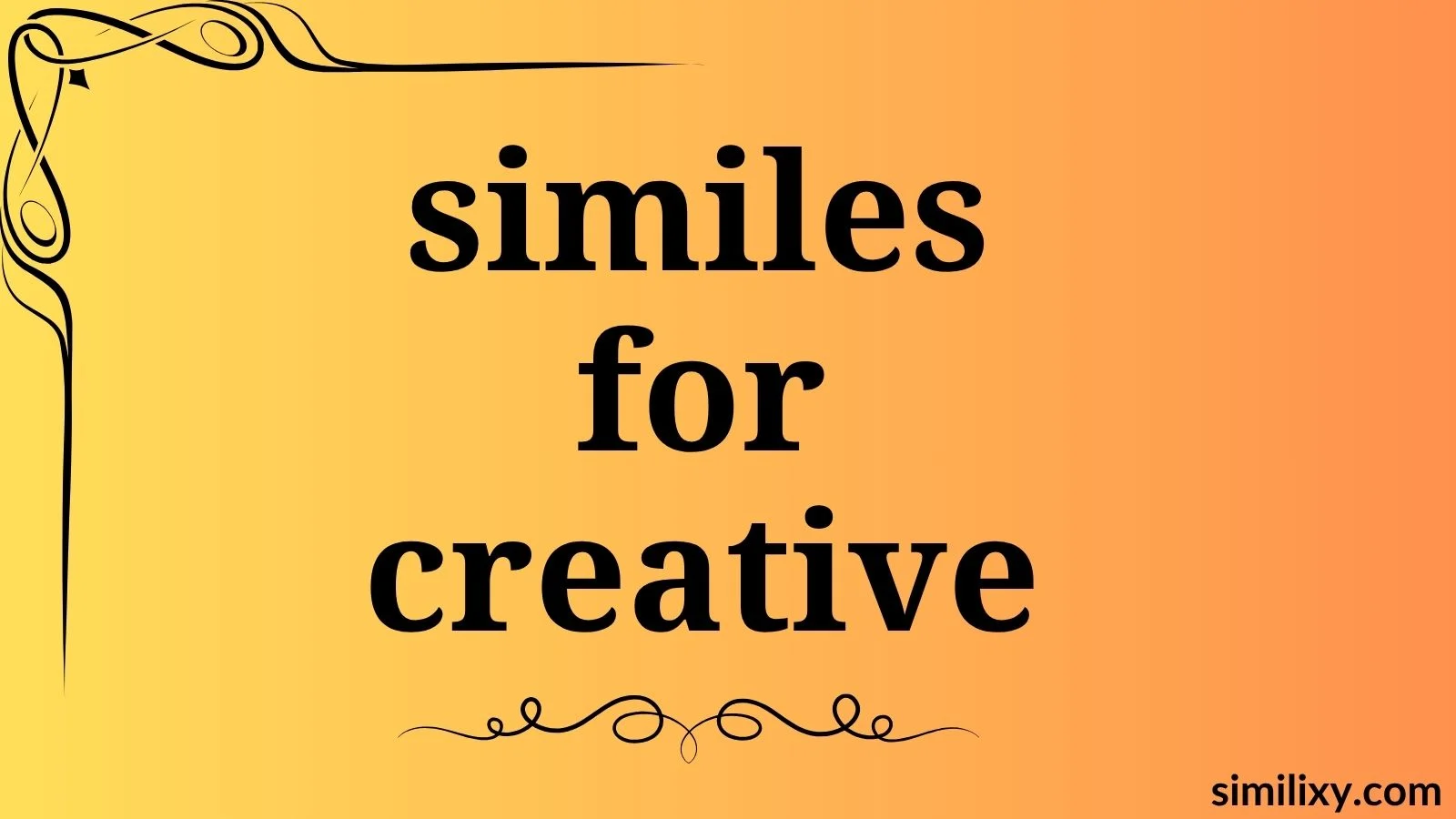 similes for creative