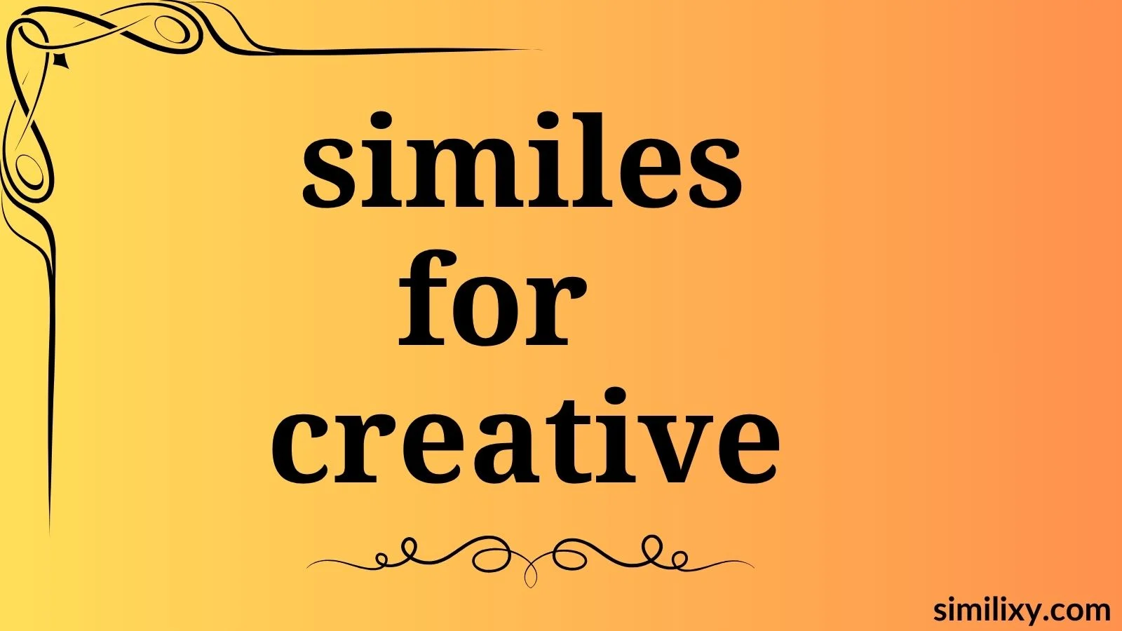 similes for creative