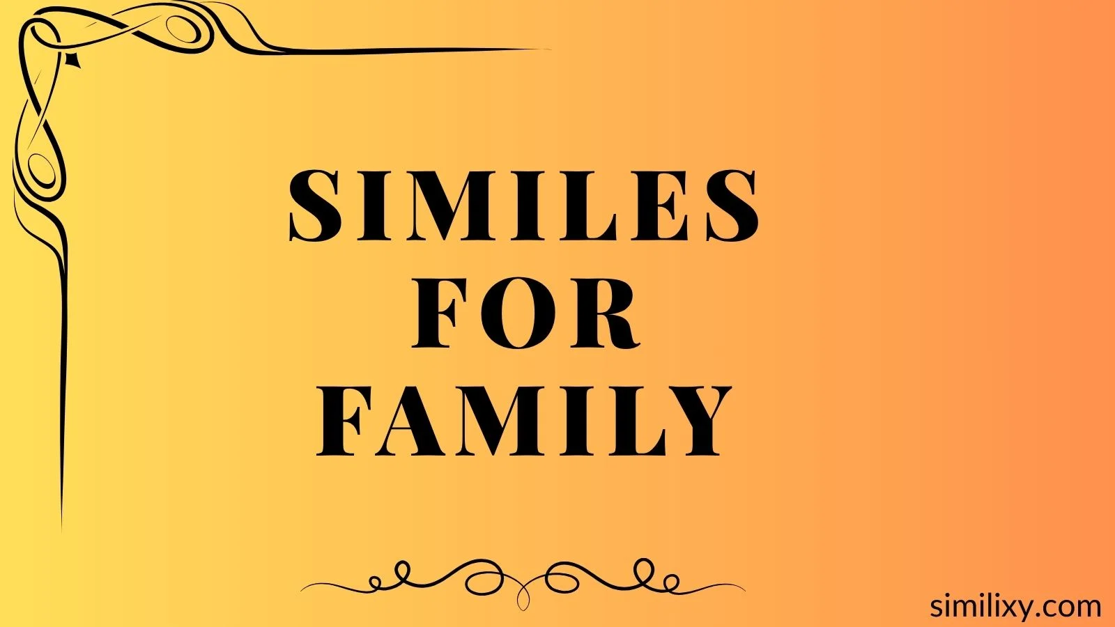 similes for family