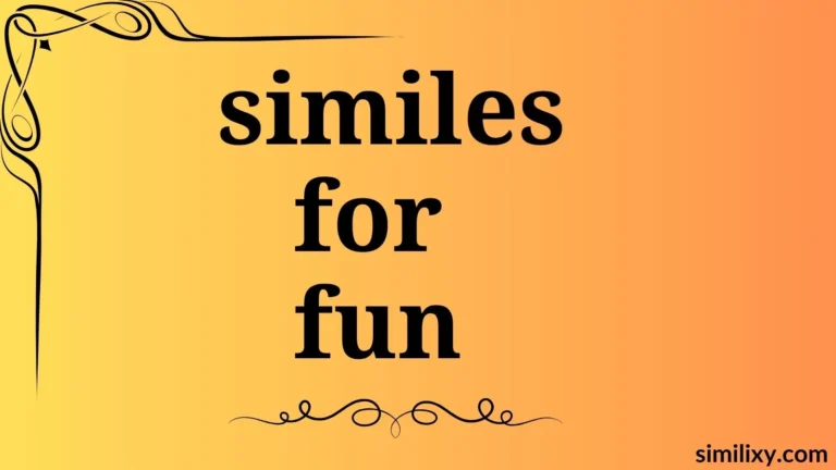 similes for fun