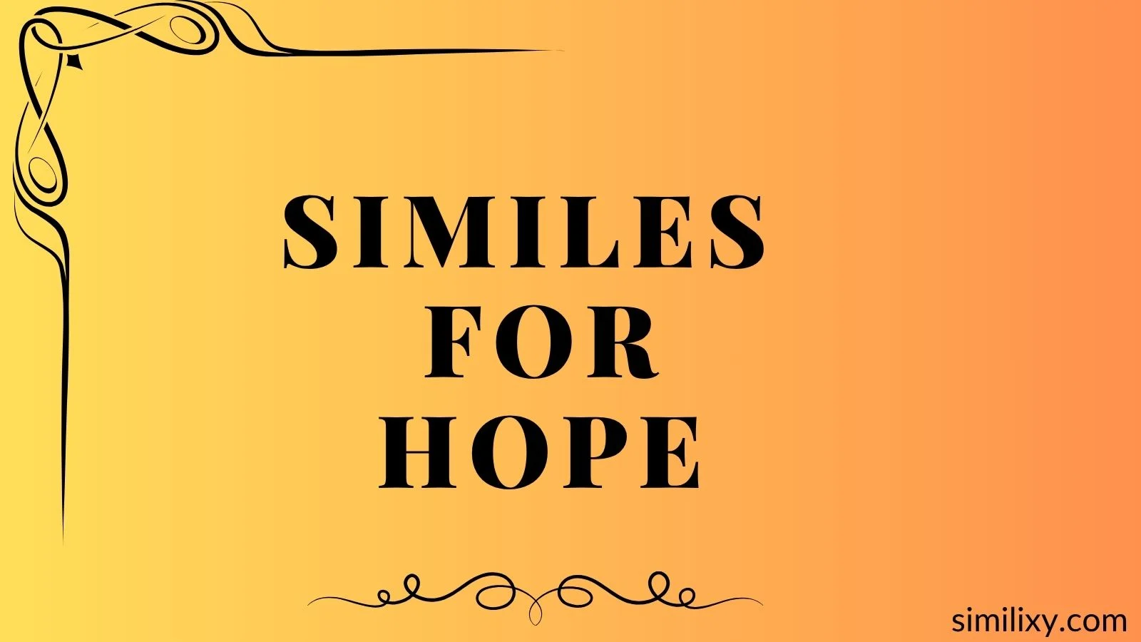 similes for hope