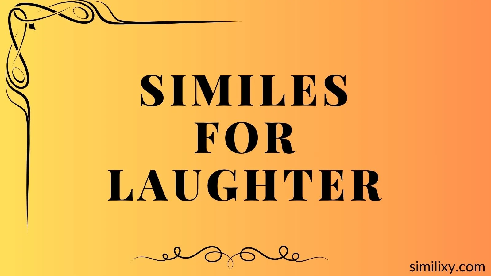similes for laughter
