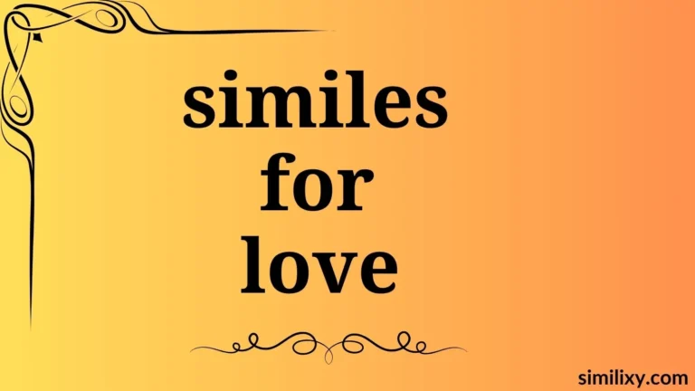 similes for love