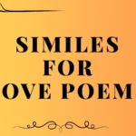 similes for love poems