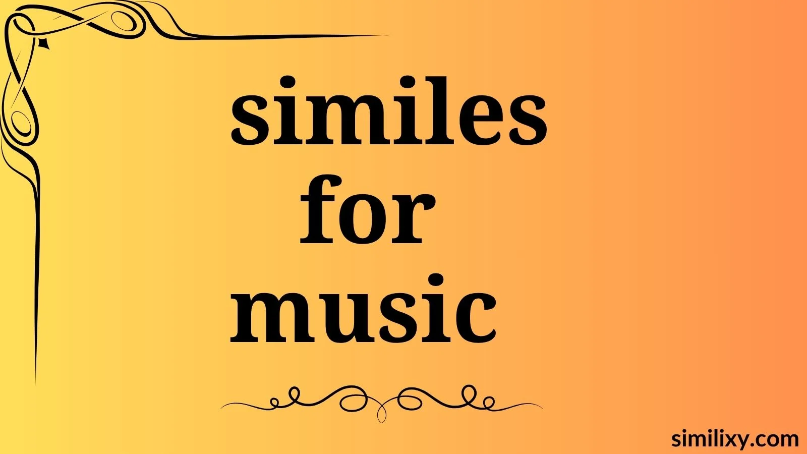 similes for music