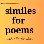 similes for poems