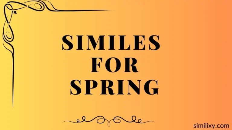 similes for spring