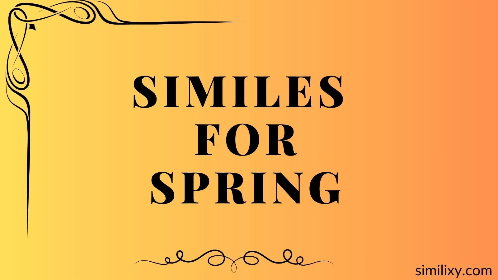 similes for spring
