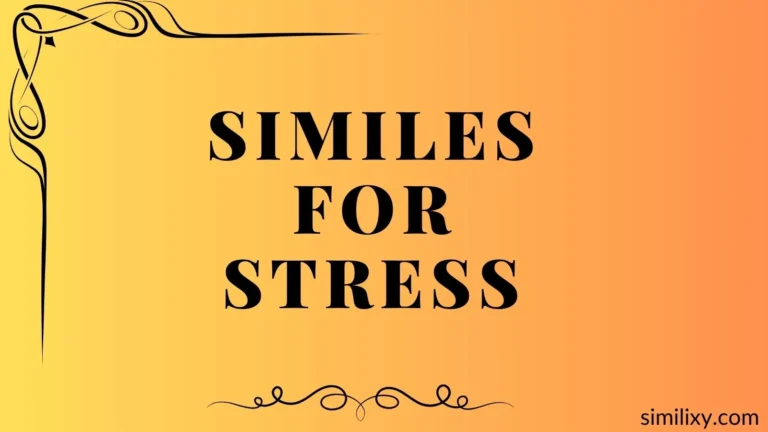 similes for stress