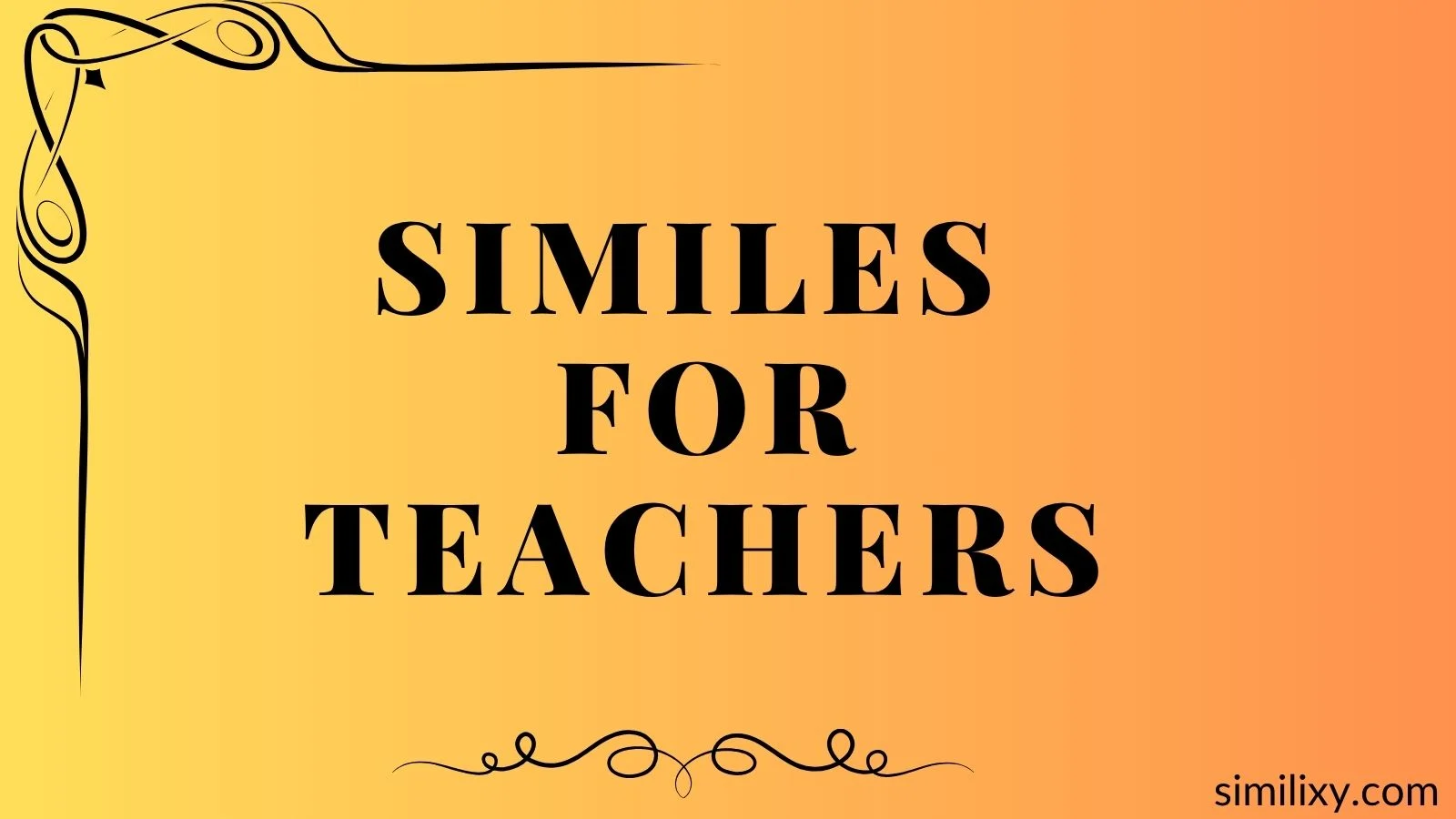 similes for teachers