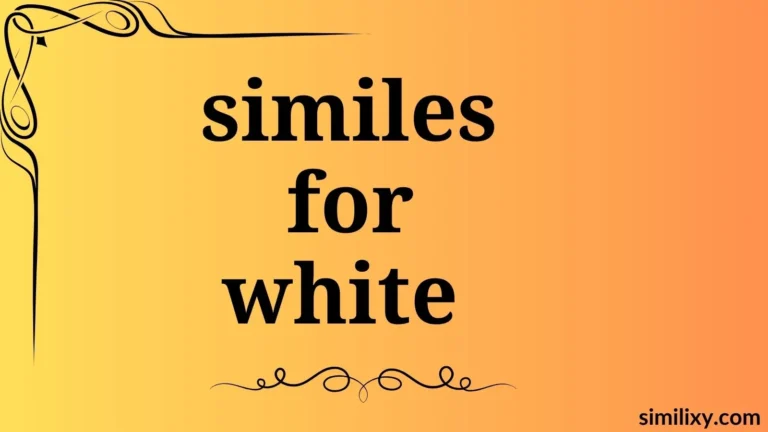similes for white