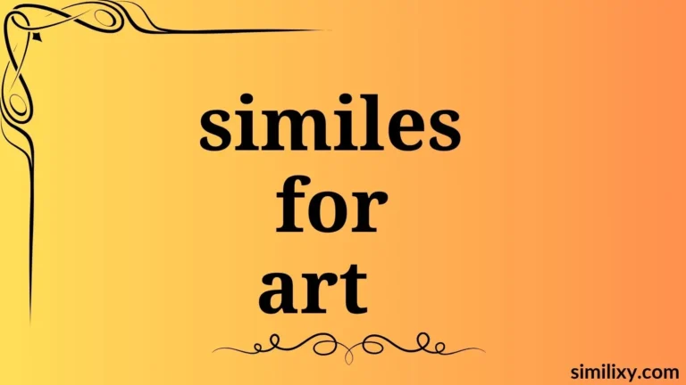 similes for art