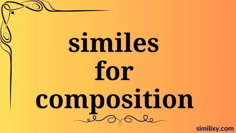 similes for composition