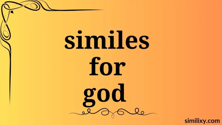 similes for god