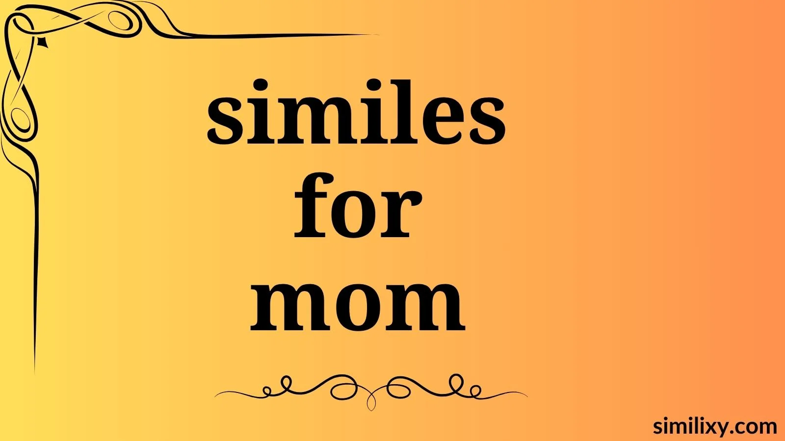 similes for mom