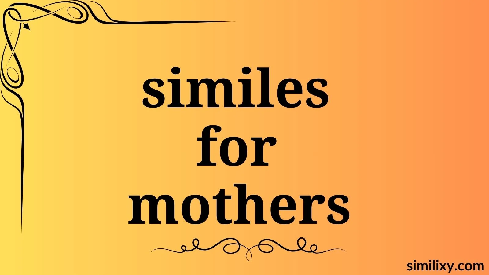 similes for mothers