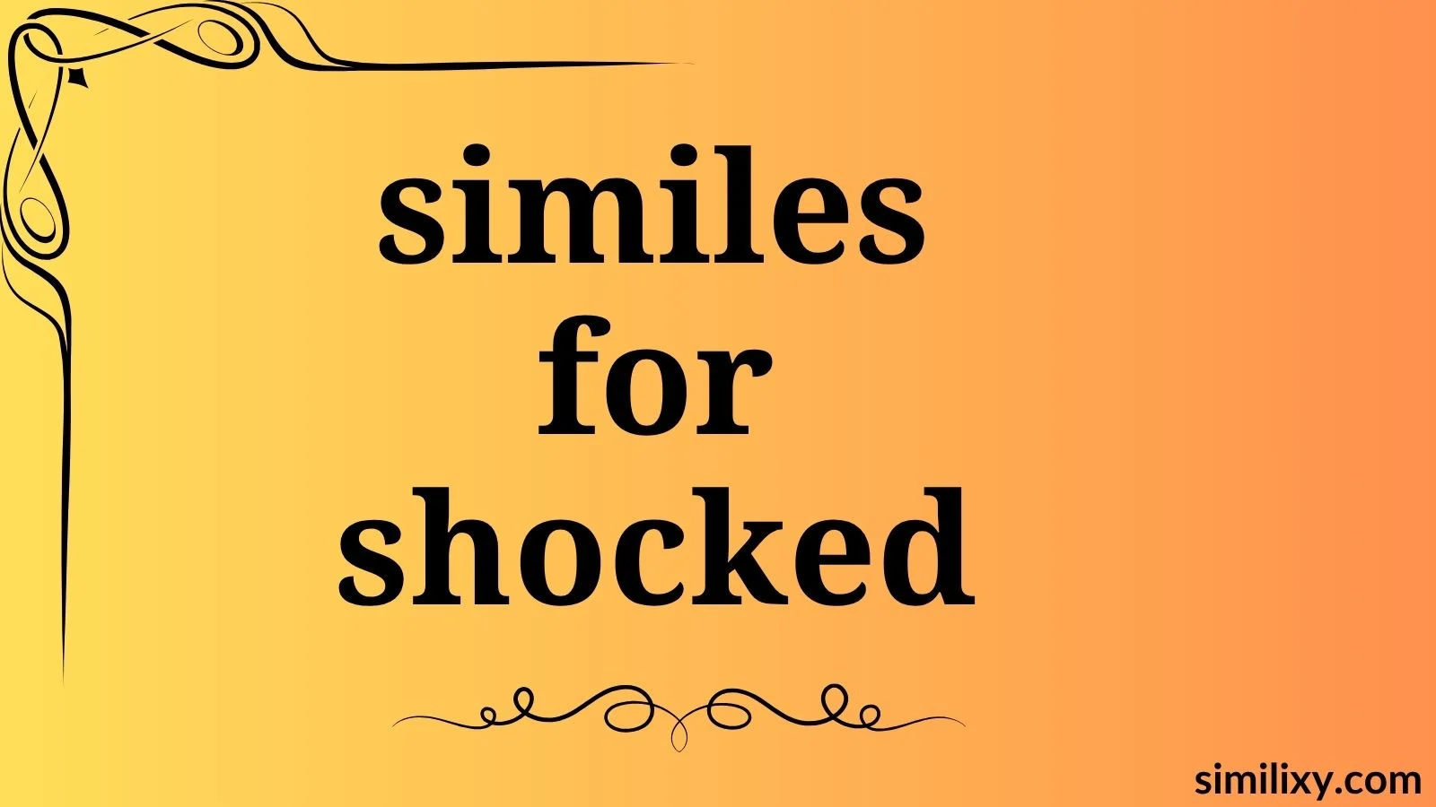 similes for shocked
