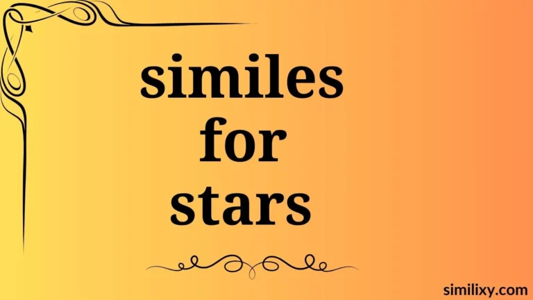 similes for stars