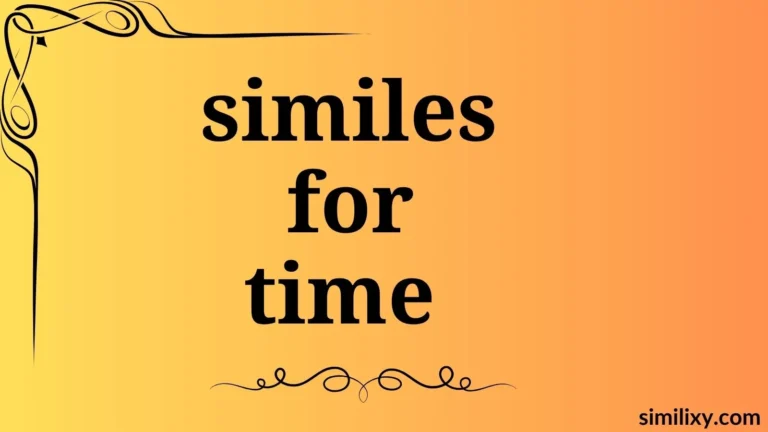similes for time