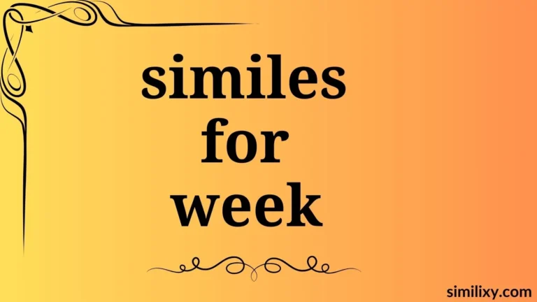 similes for weak