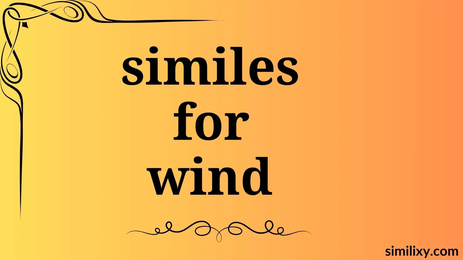 similes for wind