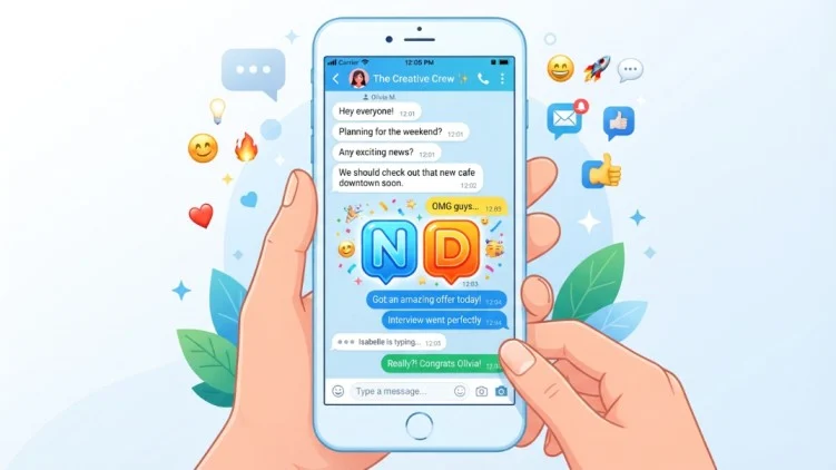nd meaning in text