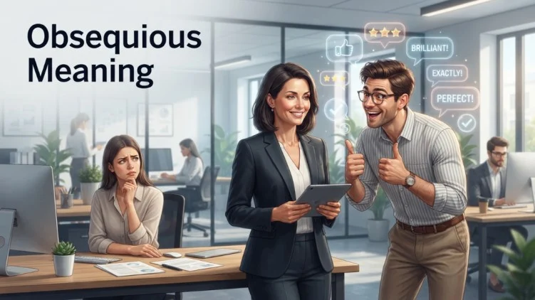 obsequious meaning