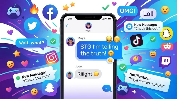 stg meaning in text