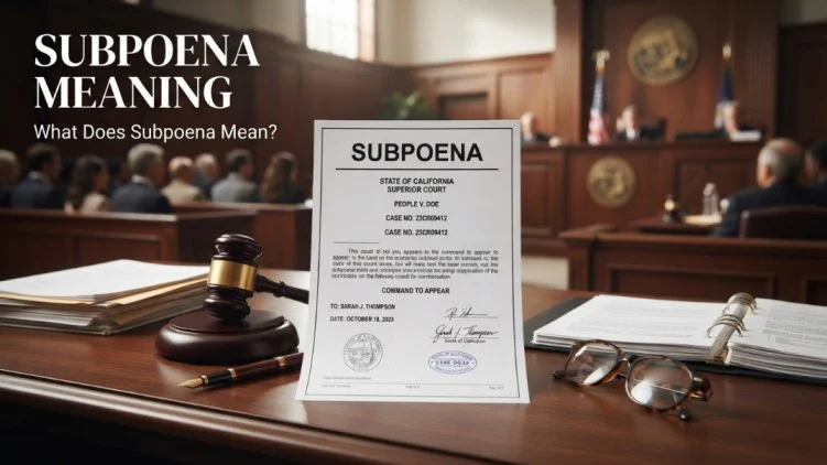 subpoena meaning